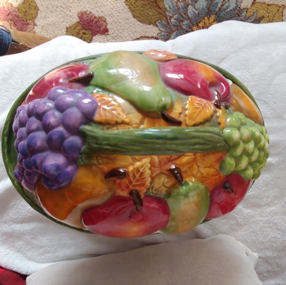 VINTAGE Cooks Club Fall Soup Tureen without Ladle - Picture 2 of 6